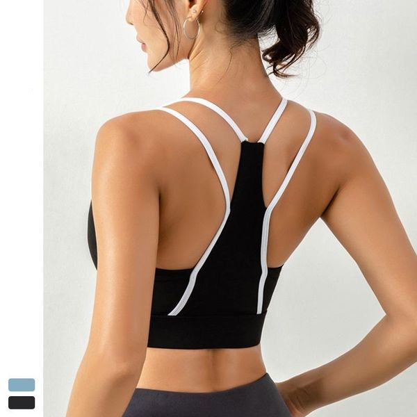 arrival woman sports bralette padded running proof camisole stretchy fitness breathable back straps zipper sling vest gym clothing, White;black
arrival woman sports bralette padded running proof camisole stretchy fitness breathable back straps zipper sling vest gym clothing, White;black