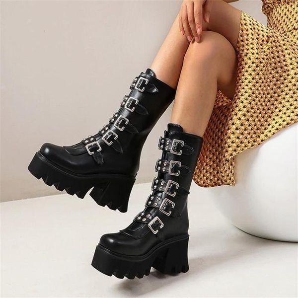 boots women's 2021 british style thick soled short autumn shoes handsome medium cylinder locomotive, Black
boots women's 2021 british style thick soled short autumn shoes handsome medium cylinder locomotive, Black
