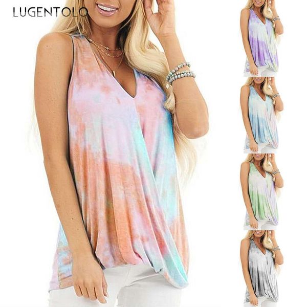 women's tanks & camis lugentolo women tank summer loose casual tie-dye printed sleeveless v-neck fashion street famale, White
women's tanks & camis lugentolo women tank summer loose casual tie-dye printed sleeveless v-neck fashion street famale, White