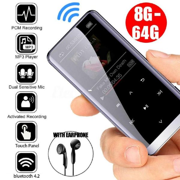metermall mp3 player with bluetooth speaker touch key built-in 8gb 16gb hifi metal mini portable walkman radio fm recording & mp4 players
metermall mp3 player with bluetooth speaker touch key built-in 8gb 16gb hifi metal mini portable walkman radio fm recording & mp4 players