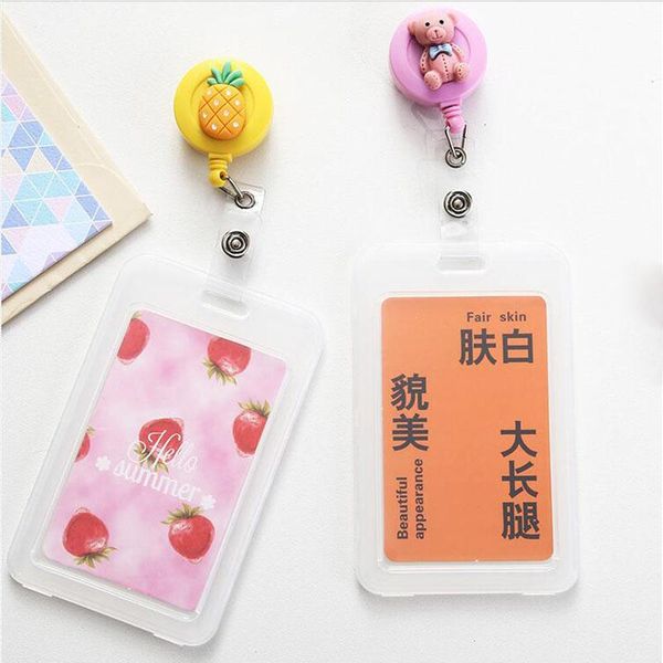 card holders cute id business work badge holder women wallet student retractable reel cover, Brown;gray
card holders cute id business work badge holder women wallet student retractable reel cover, Brown;gray