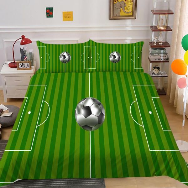 bedding set green color football print sport duvet cover king size home use full single unique design bed quilt sets
bedding set green color football print sport duvet cover king size home use full single unique design bed quilt sets