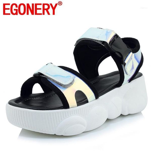 sandals egonery shiny non-slip comfortable casual sport summer punk cool woman high heels wedges shoes plus size 32-4611, Black
sandals egonery shiny non-slip comfortable casual sport summer punk cool woman high heels wedges shoes plus size 32-4611, Black