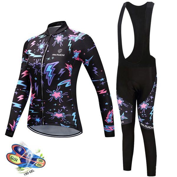 racing sets cycling jersey 2021 women long sleeve bicycle clothing autumn mallot ciclismo bike anti-uv clothes, Black;blue
racing sets cycling jersey 2021 women long sleeve bicycle clothing autumn mallot ciclismo bike anti-uv clothes, Black;blue