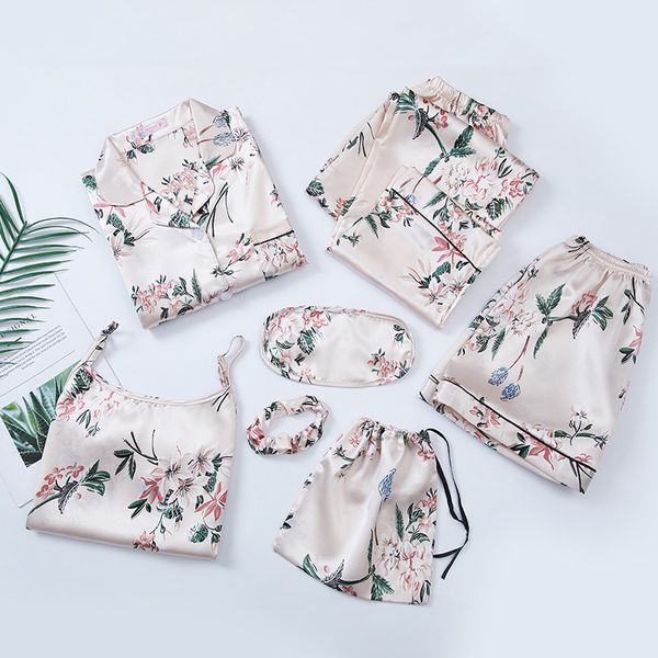 pajamas set women silk summer flower pyjamas female long sleeve shirt pants handwork stitch lingerie striped sleepwear, Black;red
pajamas set women silk summer flower pyjamas female long sleeve shirt pants handwork stitch lingerie striped sleepwear, Black;red