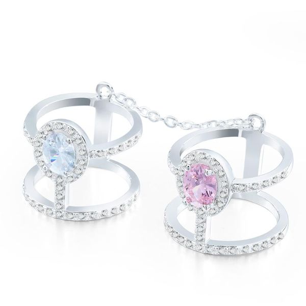luxury silver color jewelry ring sets 2pc oval pink white crystal cz promise engagement rings for women wedding gift wholesale, Slivery;golden
luxury silver color jewelry ring sets 2pc oval pink white crystal cz promise engagement rings for women wedding gift wholesale, Slivery;golden