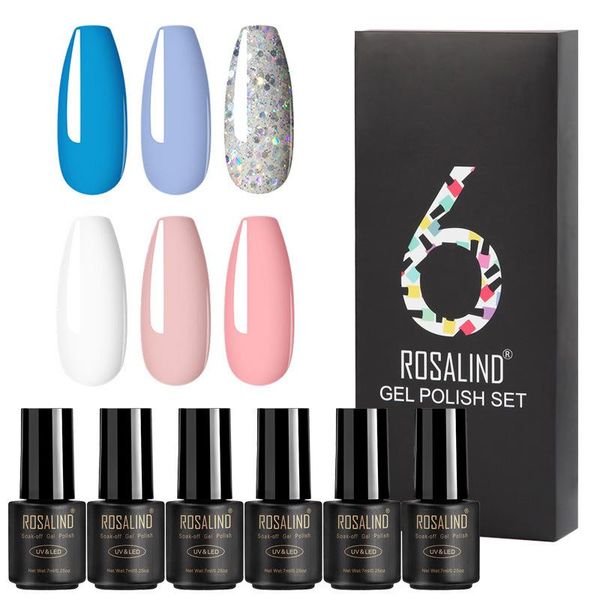 nail gel rosalind 6pcs polish set semi-permanent varnish colorful glitter soak off uv kit for fingernails toenails manicure, Red;pink
nail gel rosalind 6pcs polish set semi-permanent varnish colorful glitter soak off uv kit for fingernails toenails manicure, Red;pink