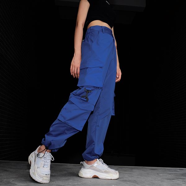 heyoungirl casual loose women cargo pants capri high waist long trousers streetwear solid female flat sweatpants pockets zipper 200930, Black;white
heyoungirl casual loose women cargo pants capri high waist long trousers streetwear solid female flat sweatpants pockets zipper 200930, Black;white
