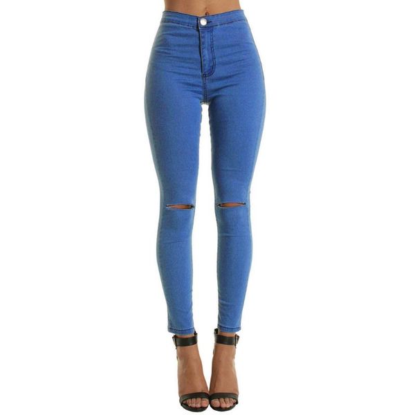 jeans women casual slim solid hole skinny ripped pants high waist d91109 women's, Blue
jeans women casual slim solid hole skinny ripped pants high waist d91109 women's, Blue