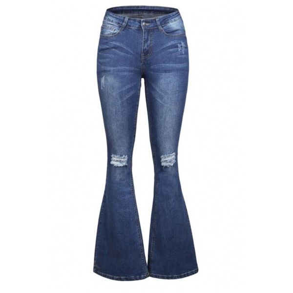 women's jeans 2021 high waist bell bottom fashion retro ladies for female denim skinny mom wide leg, Blue
women's jeans 2021 high waist bell bottom fashion retro ladies for female denim skinny mom wide leg, Blue