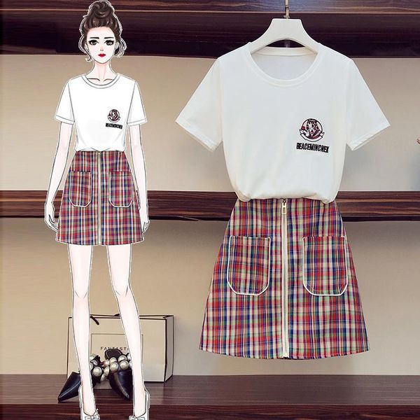 l-5xl 2021 summer large size women's net red style skirt two piece set xxxxxl dress, White
l-5xl 2021 summer large size women's net red style skirt two piece set xxxxxl dress, White