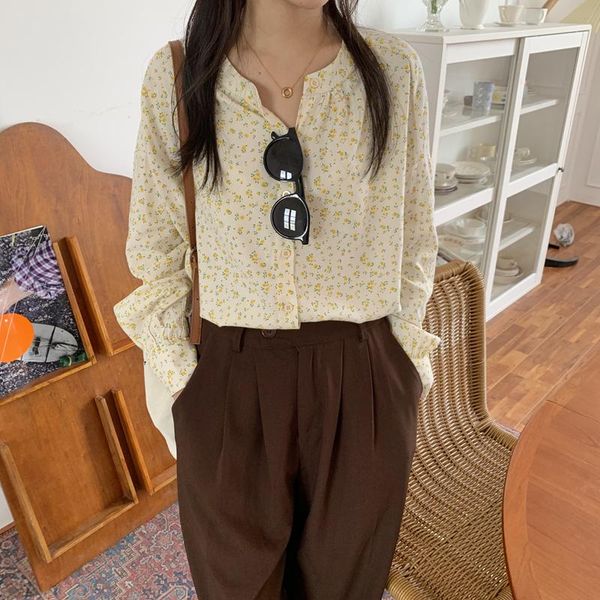 women's blouses & shirts hzirip 2021 yellow retro femme gentle summer long sleeve office ladies florals vintage chic casual all-match, White
women's blouses & shirts hzirip 2021 yellow retro femme gentle summer long sleeve office ladies florals vintage chic casual all-match, White