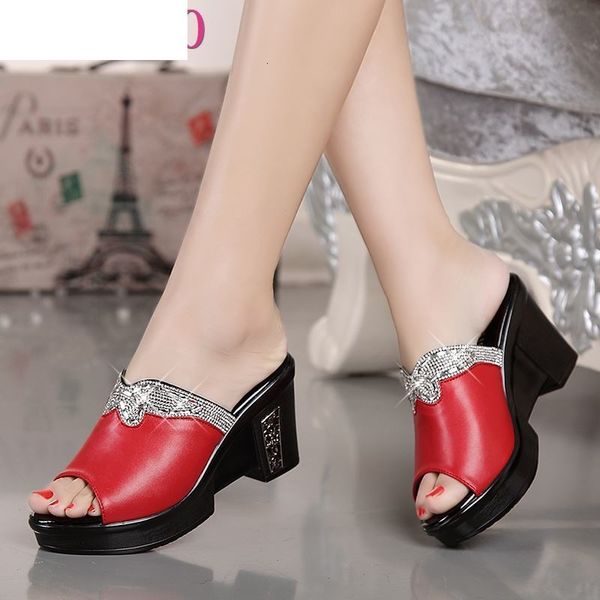 sandals sandals women genuine leather thick heel slippers woman platform wedges summer shoes pumps flip flops g1p5, Black
sandals sandals women genuine leather thick heel slippers woman platform wedges summer shoes pumps flip flops g1p5, Black