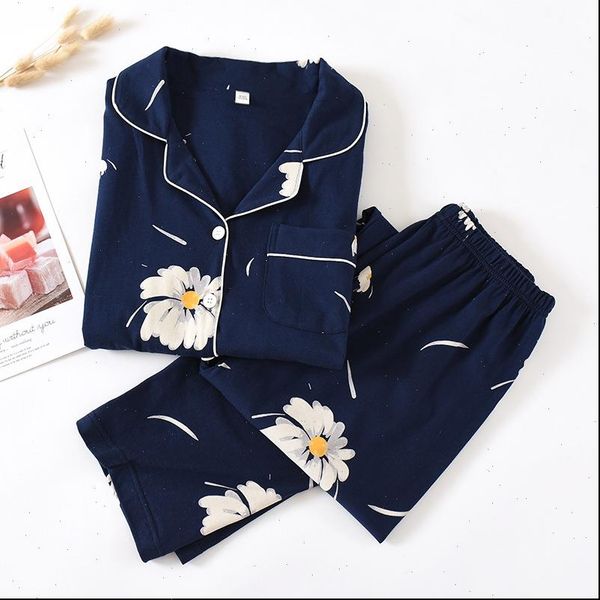 daisy print 100% cotton womens sleepwears pajamas long sleeve homewear suit spring autumn two piece set sleepwear female home clothes, Black;red
daisy print 100% cotton womens sleepwears pajamas long sleeve homewear suit spring autumn two piece set sleepwear female home clothes, Black;red