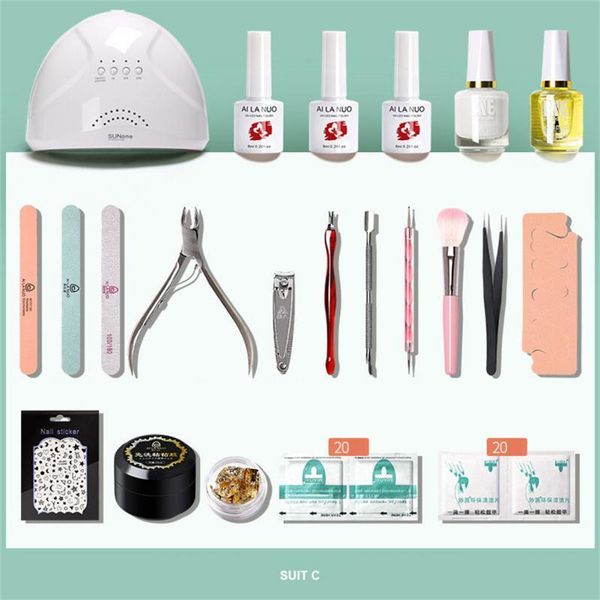 nail art kits set uv led lamp 48w dryer with gel polish primer kit soak off manicure tool electric drill tslm1
nail art kits set uv led lamp 48w dryer with gel polish primer kit soak off manicure tool electric drill tslm1