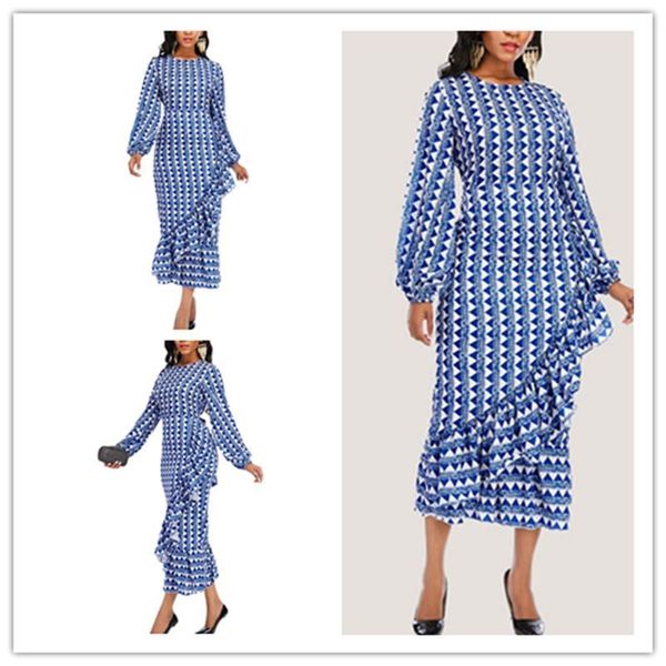 ethnic clothing african style for women fashion lantern sleeve ruffle irregular long dresses office lady clothes formal party, Red
ethnic clothing african style for women fashion lantern sleeve ruffle irregular long dresses office lady clothes formal party, Red