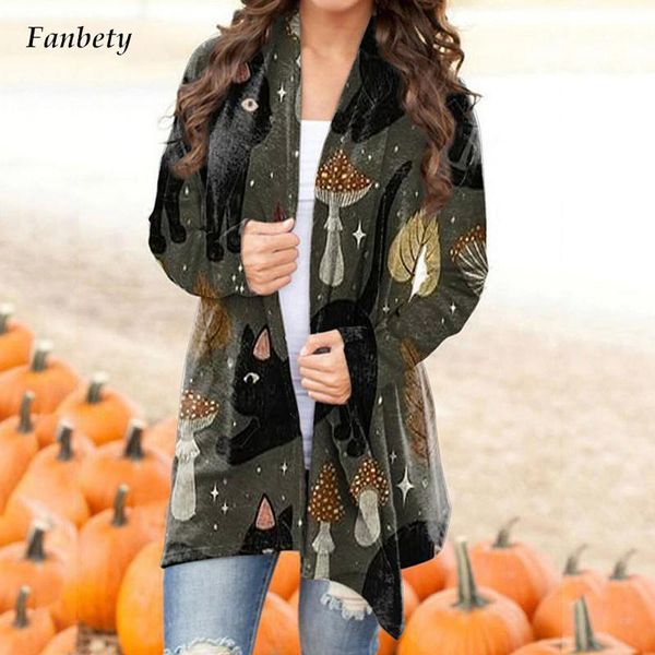 women's jackets harajuku printing halloween ghost printed jacket 2021 autumn winter casual long sleeve women lose open stitch cardigan, Black;brown
women's jackets harajuku printing halloween ghost printed jacket 2021 autumn winter casual long sleeve women lose open stitch cardigan, Black;brown