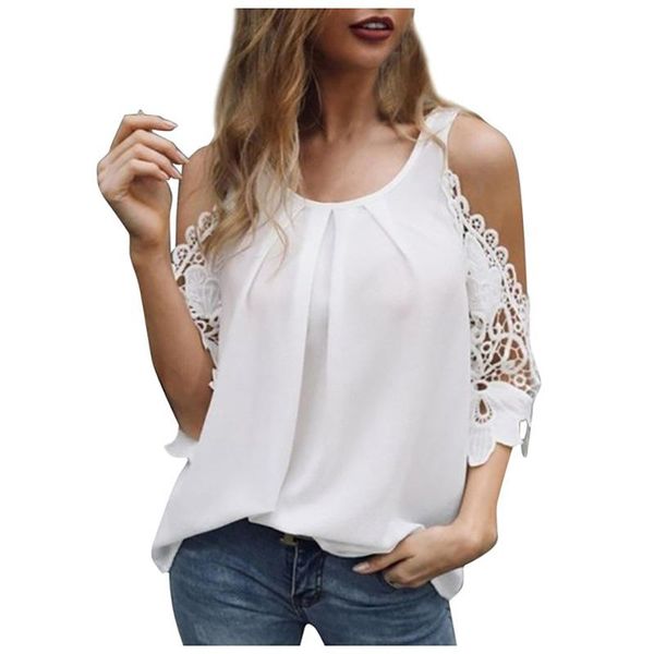 women's blouses & shirts off shoulder half sleeve blouse women shirt summer party ladies plus size bare shoulders v neck lace sexy, White
women's blouses & shirts off shoulder half sleeve blouse women shirt summer party ladies plus size bare shoulders v neck lace sexy, White