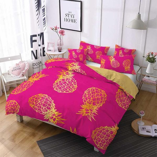 bedding set gold pineapples duvet cover tropical fruit teens quilt double king size pillowcases 2/3 pieces sets
bedding set gold pineapples duvet cover tropical fruit teens quilt double king size pillowcases 2/3 pieces sets