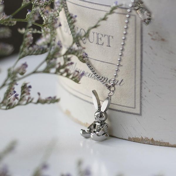 chains korean joint activities cute pet necklace collarbone chain square brand titanium steel gold-plated no fade-off, Silver
chains korean joint activities cute pet necklace collarbone chain square brand titanium steel gold-plated no fade-off, Silver