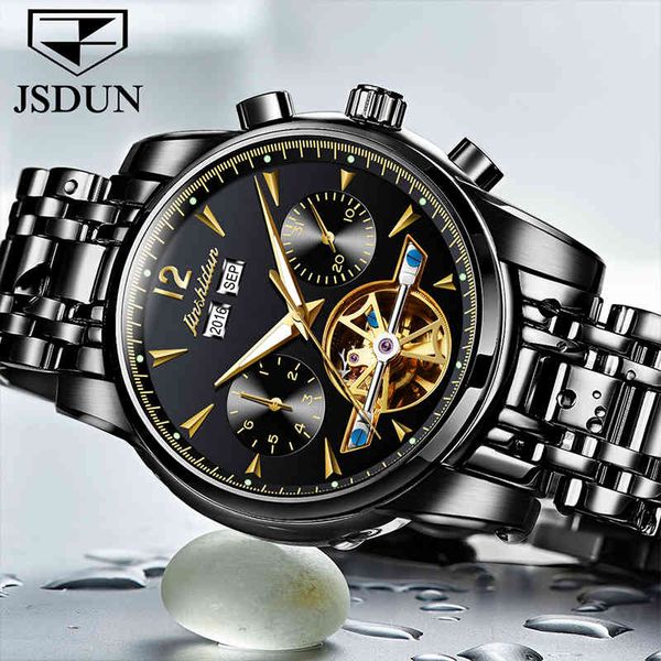 jsdun new fashion mens business es automatic mechanical men luminous waterproof tourbillon watch relogio masculino, Slivery;brown
jsdun new fashion mens business es automatic mechanical men luminous waterproof tourbillon watch relogio masculino, Slivery;brown