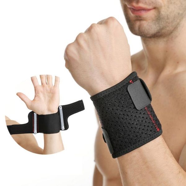 sport wristband sports protection professional wrist pad brace for workout gym power training bracers men women support, Black;red
sport wristband sports protection professional wrist pad brace for workout gym power training bracers men women support, Black;red