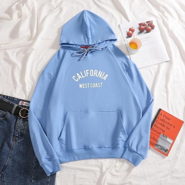 women's hoodies & sweatshirts 2021 california west letter print women hoodie cotton long sleeve plus size casual drawcord for lady gir, Black
women's hoodies & sweatshirts 2021 california west letter print women hoodie cotton long sleeve plus size casual drawcord for lady gir, Black
