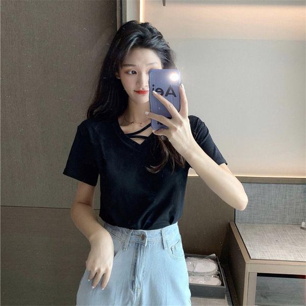 cotton short sleeve t-shirt women's design sense ins super korean style loose harajuku wind net red heart machine s, White
cotton short sleeve t-shirt women's design sense ins super korean style loose harajuku wind net red heart machine s, White