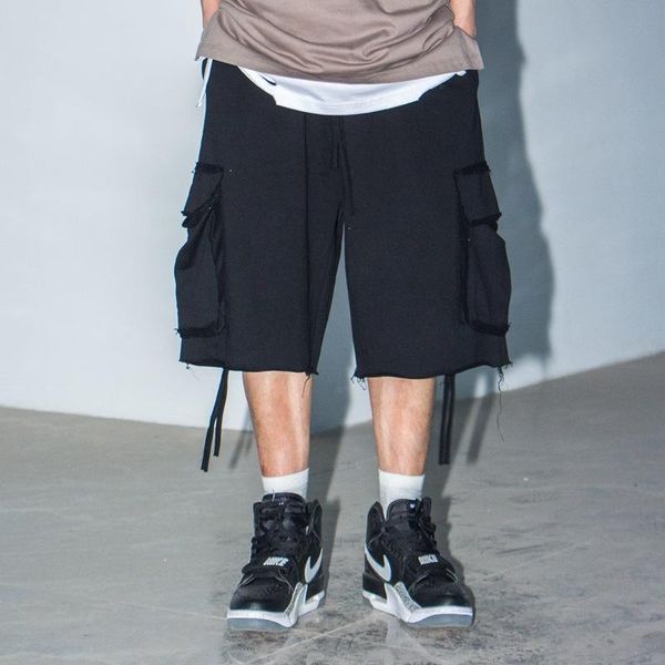 men multi-pocket streetwear hip hop tooling shorts male high street fashion loose casual sports cargo cotton knee length men's, White;black
men multi-pocket streetwear hip hop tooling shorts male high street fashion loose casual sports cargo cotton knee length men's, White;black