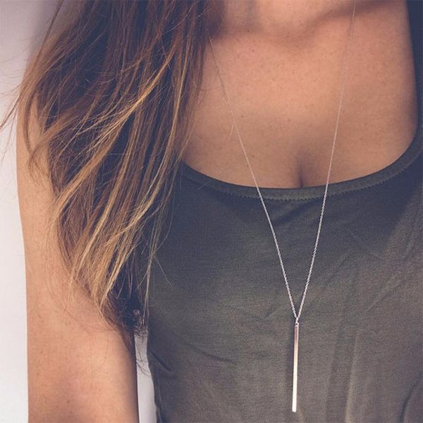 pendant necklaces classic geometric chain necklace for women fashion ladies valentine gifts female wedding party pendants long jewelry, Silver
pendant necklaces classic geometric chain necklace for women fashion ladies valentine gifts female wedding party pendants long jewelry, Silver