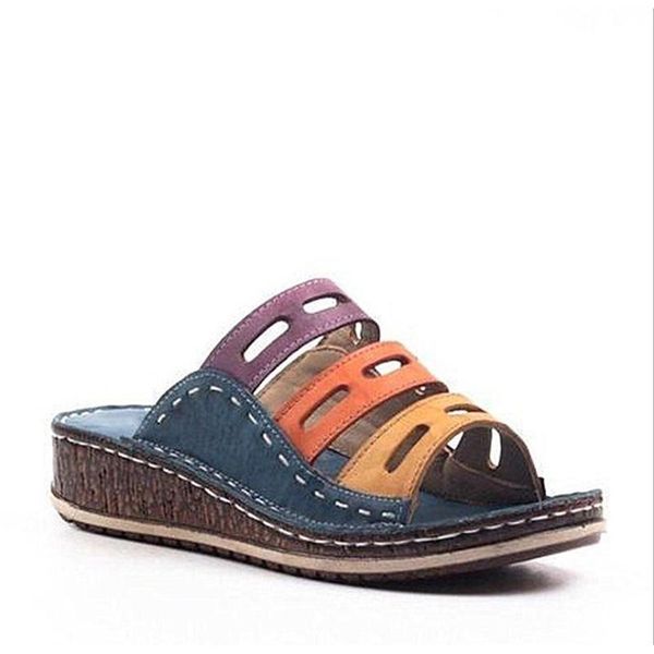 slippers 2021 women shoes women's wedges female sewing summer woman candy colored ladies rome retro fashion plus size, Black
slippers 2021 women shoes women's wedges female sewing summer woman candy colored ladies rome retro fashion plus size, Black