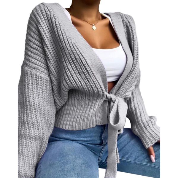 women's knits & tees woman sweaters cardigan autumn winter long sleeve loose knitwear lace up warm tunic casual streetwear clothes, White
women's knits & tees woman sweaters cardigan autumn winter long sleeve loose knitwear lace up warm tunic casual streetwear clothes, White