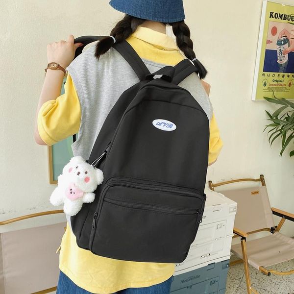 backpack women lapbook bags boy student nylon waterproof college ladies 2021 casual solid color school fashion
backpack women lapbook bags boy student nylon waterproof college ladies 2021 casual solid color school fashion