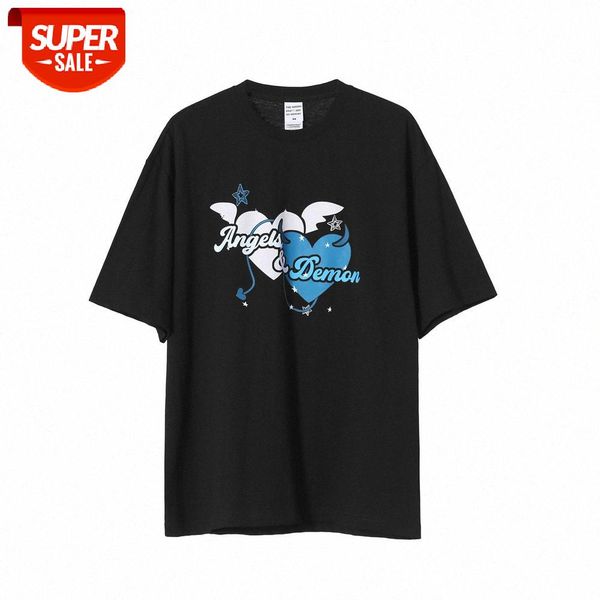 street flow love printed short-sleeved t-shirt men's loose round neck five-point sleeve #he9g, White;black
street flow love printed short-sleeved t-shirt men's loose round neck five-point sleeve #he9g, White;black