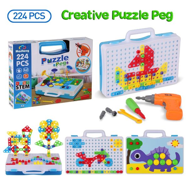 Creative Design Mosaic Building Toy Mushroom Nail Kit Children Educational Toys Drill Screw Puzzle Jigsaw Toys Gift for Kids Boy
Creative Design Mosaic Building Toy Mushroom Nail Kit Children Educational Toys Drill Screw Puzzle Jigsaw Toys Gift for Kids Boy