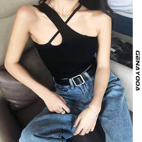 genayooa knitted sleeveless halter crop for women backless cross cropped feminino streetwear 2021 summer korean women's tanks, White
genayooa knitted sleeveless halter crop for women backless cross cropped feminino streetwear 2021 summer korean women's tanks, White
