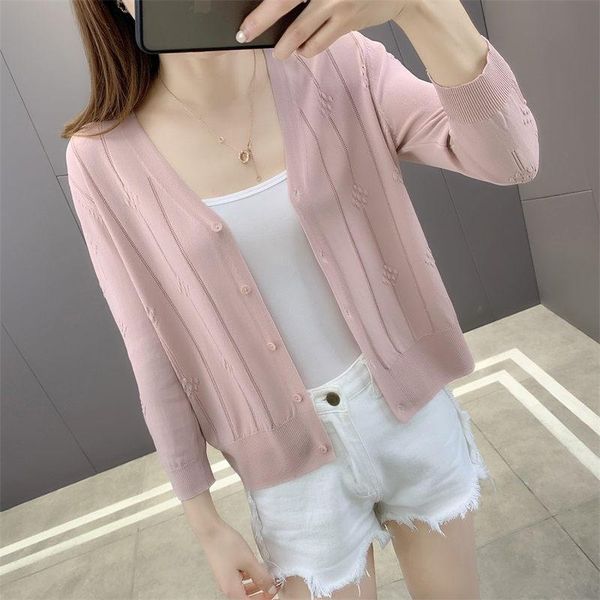 women's knits & tees knitted cardigan 2021 sunscreen summer air-conditioning shirts spring autumn short sweater shawl jacket zh525, White
women's knits & tees knitted cardigan 2021 sunscreen summer air-conditioning shirts spring autumn short sweater shawl jacket zh525, White