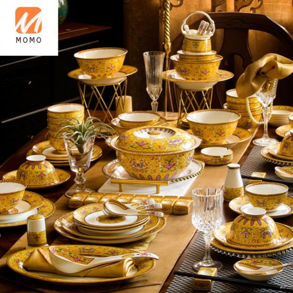 bowl and dish set household jingdezhen high-end chinese light luxury enamel bone china tableware suit ceramic combination storage bottles &
bowl and dish set household jingdezhen high-end chinese light luxury enamel bone china tableware suit ceramic combination storage bottles &