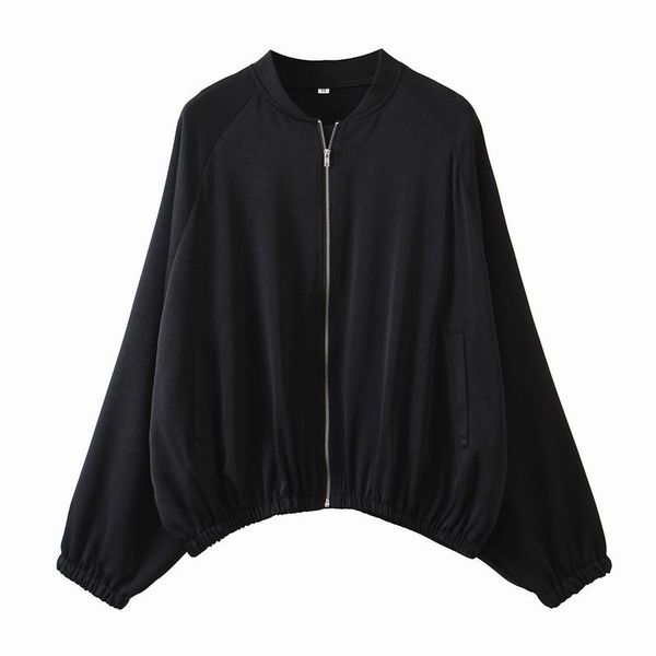 women's jackets women loose jacket 2021 clothing long sleeve modern girl black outerwear, Black;brown
women's jackets women loose jacket 2021 clothing long sleeve modern girl black outerwear, Black;brown