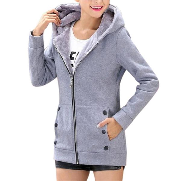 women's hoodies & sweatshirts fashion 2021 winter female casual thick warm zip-up hooded sweatshirt jacket, Black
women's hoodies & sweatshirts fashion 2021 winter female casual thick warm zip-up hooded sweatshirt jacket, Black