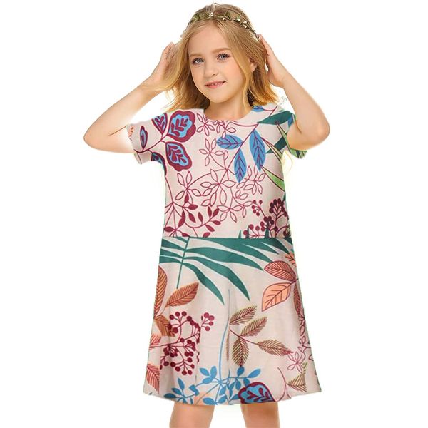 Green grass dress, short-sleeved printed dress, children's casual dress, A-line skirt, knee-length, simple, elegant and colorful 5-15 years old, Red;yellow
Green grass dress, short-sleeved printed dress, children's casual dress, A-line skirt, knee-length, simple, elegant and colorful 5-15 years old, Red;yellow
