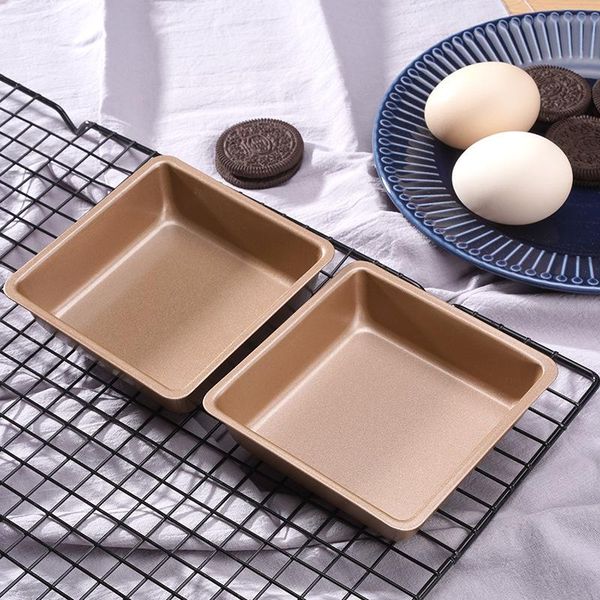 baking moulds 4 inch non-stick mini mould bakeware carbon steel pan pizza cake mold bread square tray kitchen accessories
baking moulds 4 inch non-stick mini mould bakeware carbon steel pan pizza cake mold bread square tray kitchen accessories
