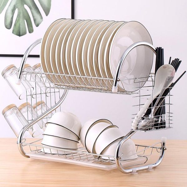 kitchen storage & organization household dish drying rack chopsticks utensil holder tableware double-layer filter tools supplies
kitchen storage & organization household dish drying rack chopsticks utensil holder tableware double-layer filter tools supplies