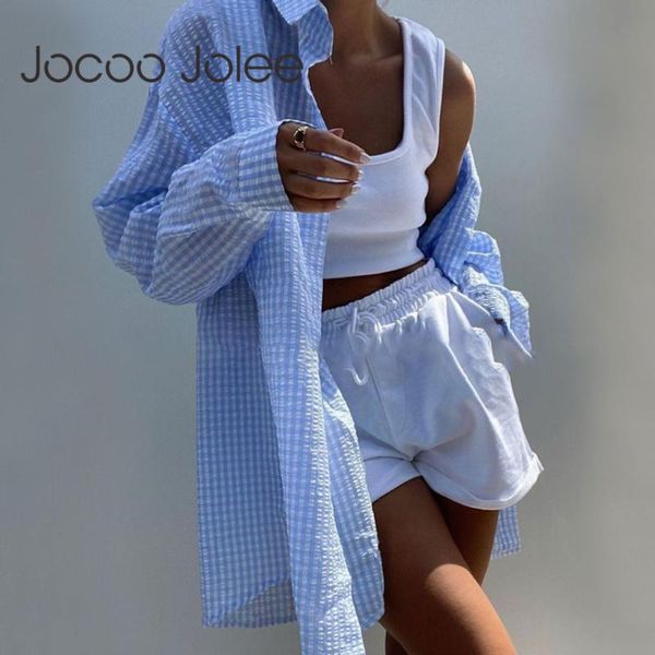 women's blouses & shirts women autumn long sleeve lapel neck shirt elegant plaid blouse korean harajuku loose chic oversized mid, White
women's blouses & shirts women autumn long sleeve lapel neck shirt elegant plaid blouse korean harajuku loose chic oversized mid, White