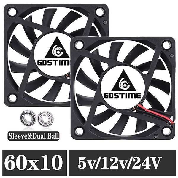 fans & coolings 2 pcs gdstime 60mm 5v 12v 24v volt 6cm 60x60x10mm cooling fan 6010 for computer pc cpu cooler usb 2pin 3pin ball brushless
fans & coolings 2 pcs gdstime 60mm 5v 12v 24v volt 6cm 60x60x10mm cooling fan 6010 for computer pc cpu cooler usb 2pin 3pin ball brushless