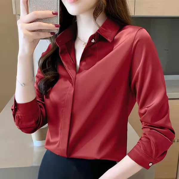 silk shirt women's spring and autumn new professional dress mulberry silk high-end big brand, White
silk shirt women's spring and autumn new professional dress mulberry silk high-end big brand, White