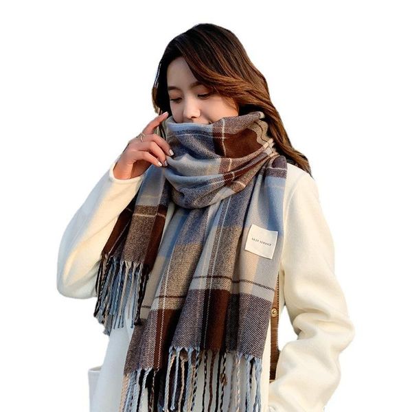 scarves scarf female winter korean version joker retro plaid cashmere girl student scarfs couple shawl, Blue;gray
scarves scarf female winter korean version joker retro plaid cashmere girl student scarfs couple shawl, Blue;gray