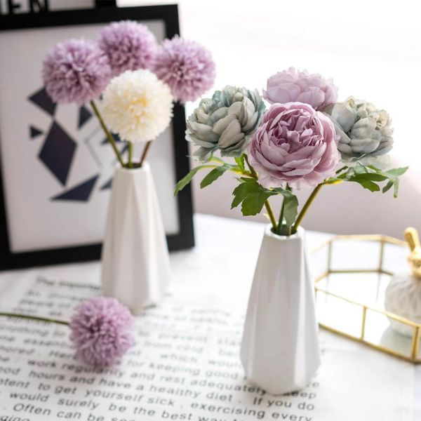 artificial flowers with ceramic vase silk rose flower arrangements for dining room fake bouquet home decor decorative & wreaths
artificial flowers with ceramic vase silk rose flower arrangements for dining room fake bouquet home decor decorative & wreaths