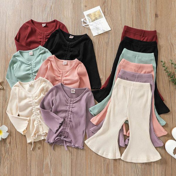 kids clothing sets girls outfits baby clothes children wear suits long sleeve t-shirts flared trousers pants 2pcs suit b7480, White
kids clothing sets girls outfits baby clothes children wear suits long sleeve t-shirts flared trousers pants 2pcs suit b7480, White