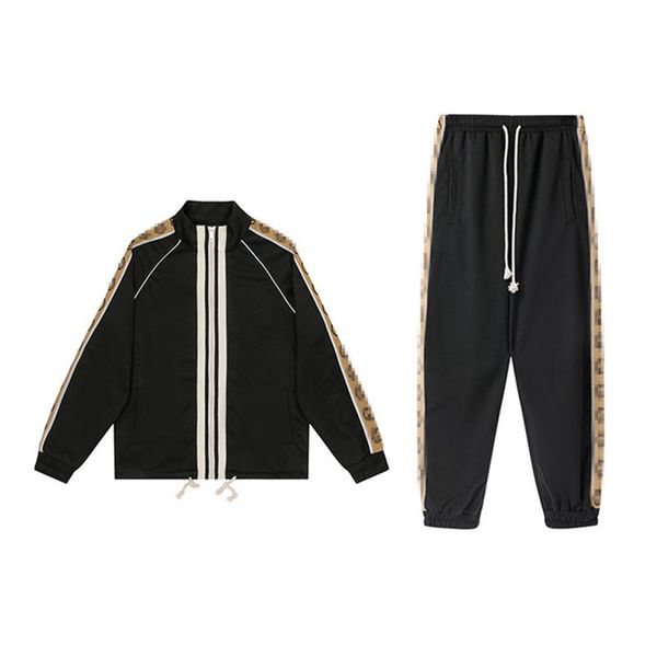 mens tracksuit jackets version spring autumn tracksuits with letters side embroidery pants casual jacket sport suit, Gray
mens tracksuit jackets version spring autumn tracksuits with letters side embroidery pants casual jacket sport suit, Gray